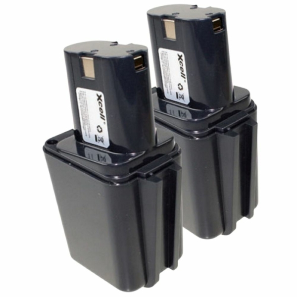 2x XCell Werkzeugakku für Bosch Ni-MH